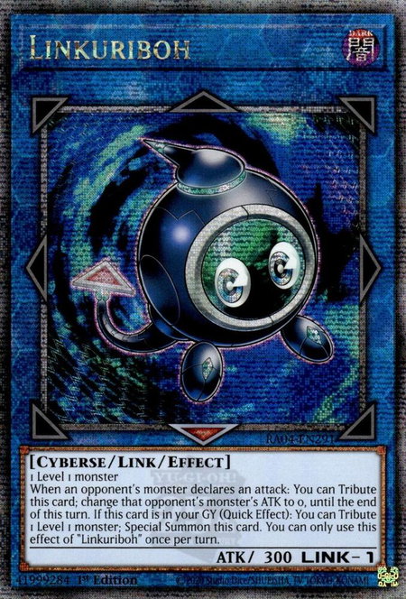 Linkuriboh (Quarter Century Secret Rare) - Quarter Century Stampede YuGiOh trading card