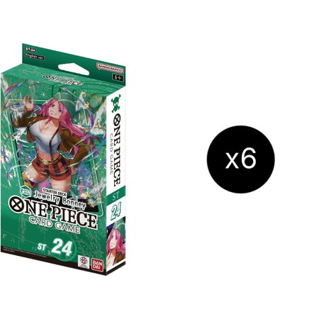 Starter Deck 24: GREEN Jewelry Bonney Display - Starter Deck 24: GREEN Jewelry Bonney One Piece trading card