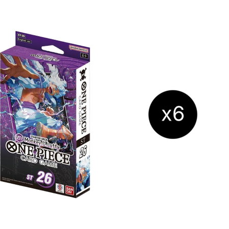 Starter Deck 26: PURPLE/BLACK Monkey.D.Luffy Display - Starter Deck 26: PURPLE/BLACK Monkey.D.Luffy One Piece trading card