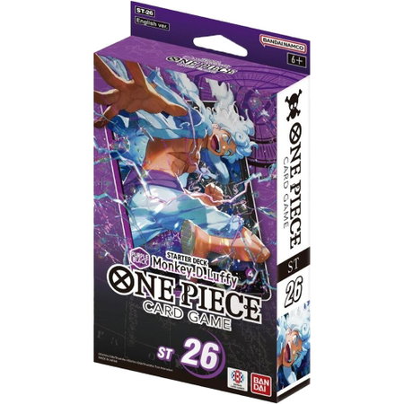 Starter Deck 26: PURPLE/BLACK Monkey.D.Luffy - Starter Deck 26: PURPLE/BLACK Monkey.D.Luffy One Piece trading card