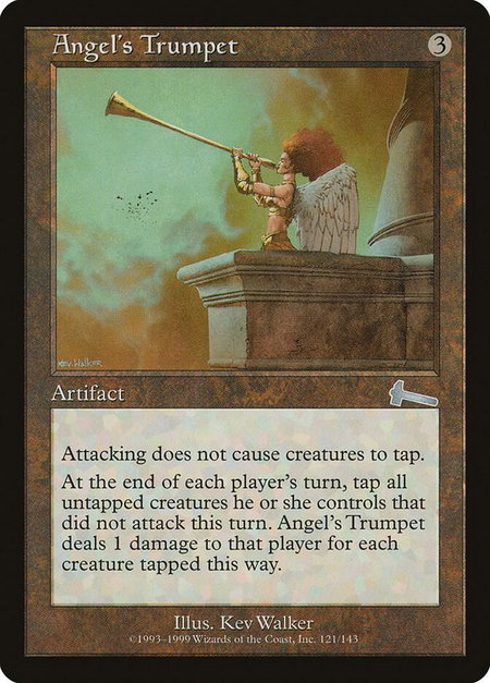 Angel's Trumpet - Urza's Legacy Magic: The Gathering trading card
