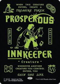 Prosperous Innkeeper - Secret Lair Showdown (SLP) #40 - Promo Magic: The Gathering Trading Card