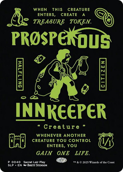 Prosperous Innkeeper - Secret Lair Showdown Magic: The Gathering trading card