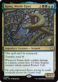 Koma, World-Eater - Promo Pack: Aetherdrift (PPDFT) #121 - Rare Magic: The Gathering Trading Card
