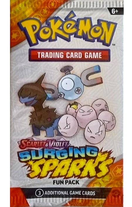 Surging Sparks Fun Pack trading card from SV08: Surging Sparks Surging Sparks Fun Pack - SV08: Surging Sparks Pokémon trading card