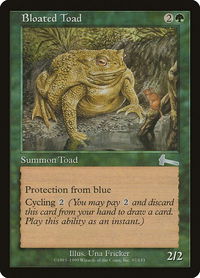 Bloated Toad - Urza's Legacy (ULG) #97 - Uncommon Magic: The Gathering Trading Card