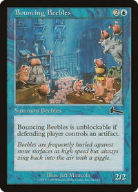 Bouncing Beebles - Urza's Legacy (ULG) #28 - Common Magic: The Gathering Trading Card