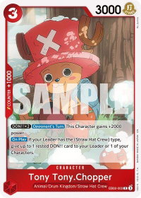 Tony Tony.Chopper - Extra Booster: Anime 25th Collection (EB-02) #EB02-003 - Rare One Piece Trading Card