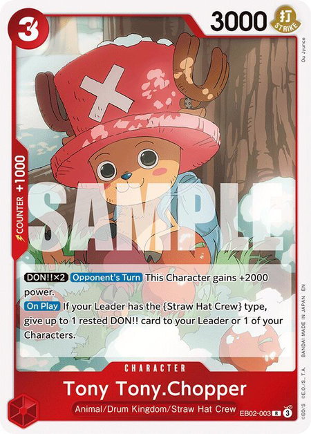 Tony Tony.Chopper trading card from Extra Booster: Anime 25th Collection Tony Tony.Chopper - Extra Booster: Anime 25th Collection One Piece trading card