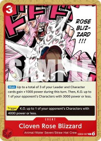 Cloven Rose Blizzard - Extra Booster: Anime 25th Collection (EB-02) #EB02-007 - Common One Piece Trading Card