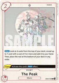 The Peak - Extra Booster: Anime 25th Collection (EB-02) #EB02-008 - Rare One Piece Trading Card