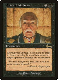 Brink of Madness - Urza's Legacy (ULG) #50 - Rare Magic: The Gathering Trading Card