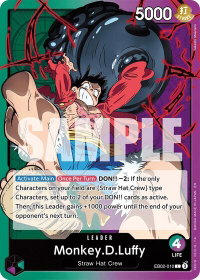 Monkey.D.Luffy (010) - Extra Booster: Anime 25th Collection (EB-02) #EB02-010 - Leader One Piece Trading Card