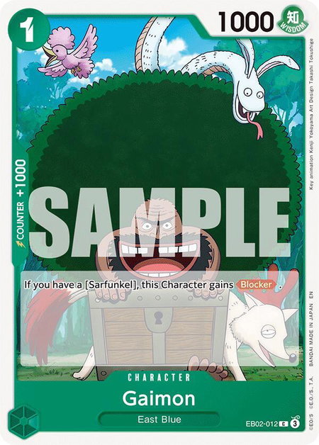 Gaimon - Extra Booster: Anime 25th Collection One Piece trading card