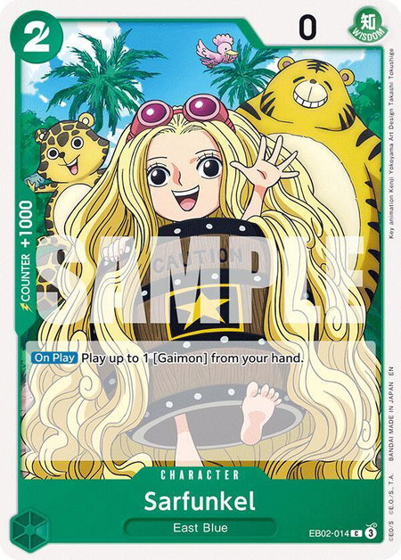 Sarfunkel - Extra Booster: Anime 25th Collection One Piece trading card