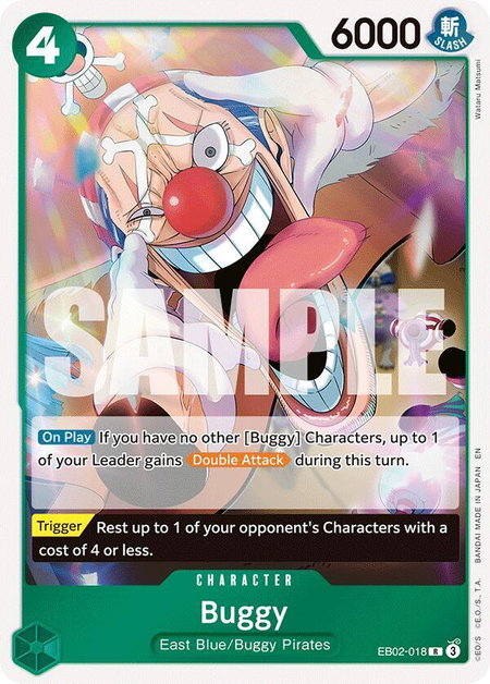 Buggy - Extra Booster: Anime 25th Collection One Piece trading card