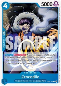 Crocodile - Extra Booster: Anime 25th Collection (EB-02) #EB02-023 - Common One Piece Trading Card