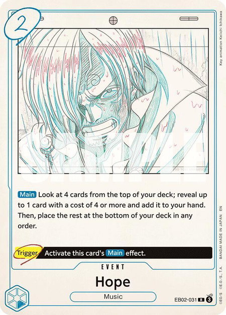 Hope trading card from Extra Booster: Anime 25th Collection Hope - Extra Booster: Anime 25th Collection One Piece trading card