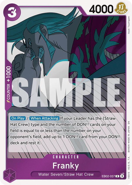 Franky - Extra Booster: Anime 25th Collection One Piece trading card