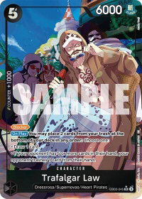 Trafalgar Law (Alternate Art) - Extra Booster: Anime 25th Collection (EB-02) #EB02-045 - Super Rare One Piece Trading Card