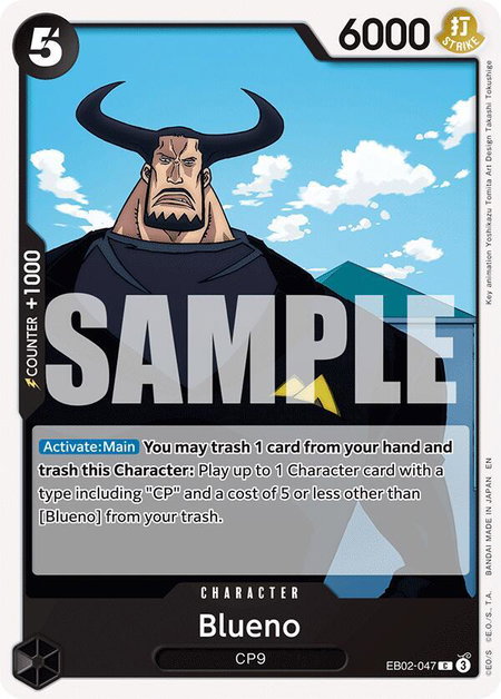 Blueno - Extra Booster: Anime 25th Collection One Piece trading card