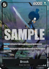 Brook (Alternate Art) - Extra Booster: Anime 25th Collection (EB-02) #EB02-048 - Rare One Piece Trading Card