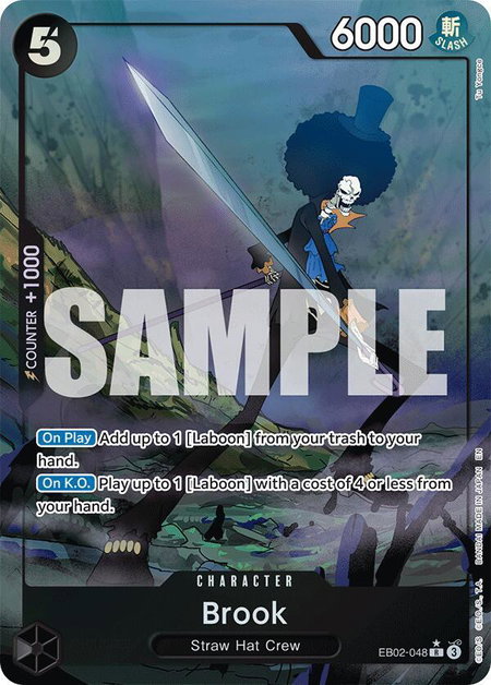 Brook (Alternate Art) trading card from Extra Booster: Anime 25th Collection Brook (Alternate Art) - Extra Booster: Anime 25th Collection One Piece trading card