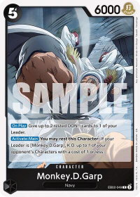 Monkey.D.Garp - Extra Booster: Anime 25th Collection (EB-02) #EB02-049 - Rare One Piece Trading Card