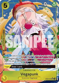 Vegapunk (Alternate Art) - Extra Booster: Anime 25th Collection (EB-02) #EB02-056 - Super Rare One Piece Trading Card