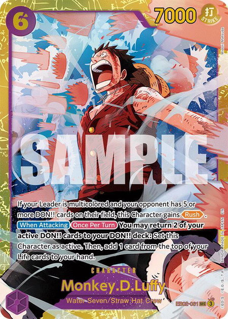Monkey.D.Luffy (061) trading card from Extra Booster: Anime 25th Collection Monkey.D.Luffy (061) - Extra Booster: Anime 25th Collection One Piece trading card