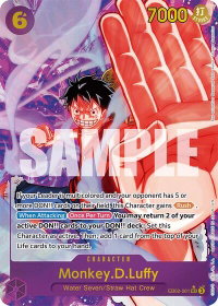 Monkey.D.Luffy (061) (Alternate Art) - Extra Booster: Anime 25th Collection (EB-02) #EB02-061 - Secret Rare One Piece Trading Card