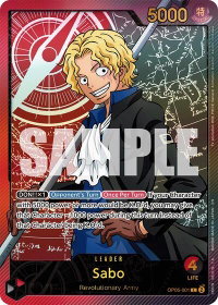 Sabo (SPR) - Extra Booster: Anime 25th Collection (EB-02) #OP05-001 - Leader One Piece Trading Card