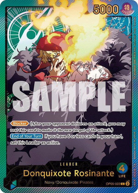 Donquixote Rosinante (SPR) trading card from Extra Booster: Anime 25th Collection Donquixote Rosinante (SPR) - Extra Booster: Anime 25th Collection One Piece trading card