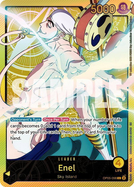 Enel (SPR) - Extra Booster: Anime 25th Collection One Piece trading card
