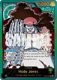 Hody Jones (SPR) - Extra Booster: Anime 25th Collection (EB-02) #OP06-020 - Leader One Piece Trading Card