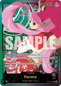 Perona (SPR) - Extra Booster: Anime 25th Collection (EB-02) #OP06-021 - Leader One Piece Trading Card