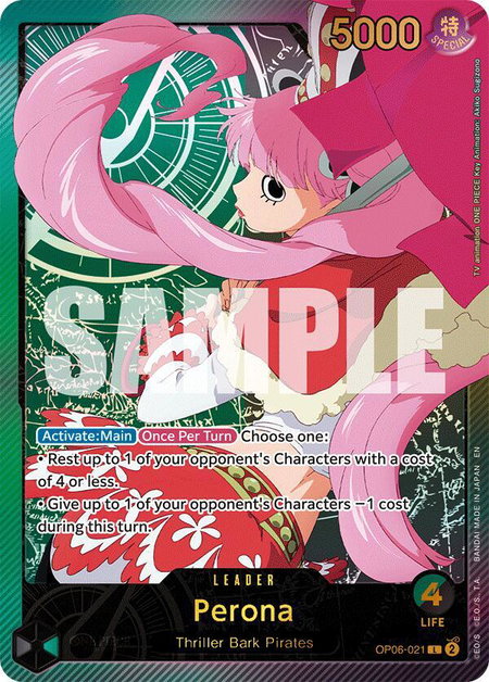Perona (SPR) trading card from Extra Booster: Anime 25th Collection Perona (SPR) - Extra Booster: Anime 25th Collection One Piece trading card