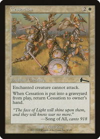 Cessation - Urza's Legacy (ULG) #4 - Common Magic: The Gathering Trading Card