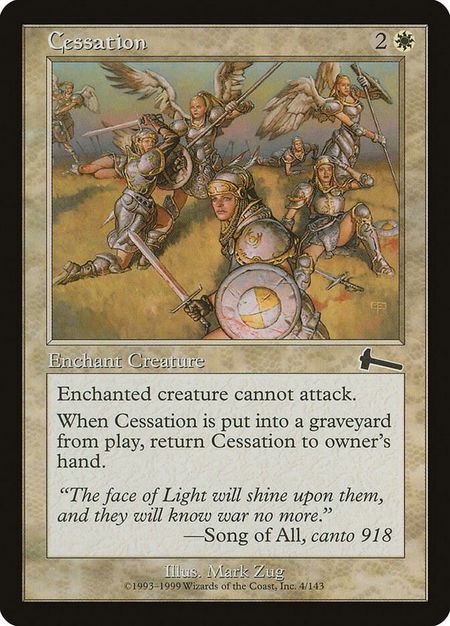 Cessation - Urza's Legacy Magic: The Gathering trading card