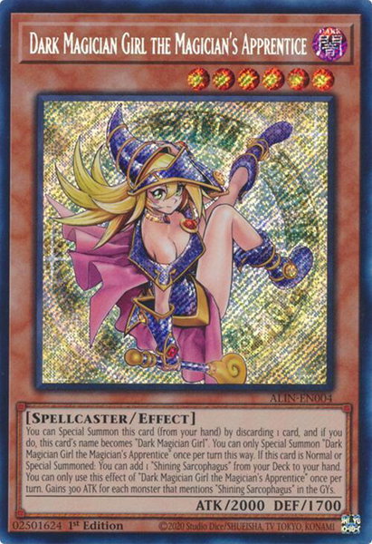 Dark Magician Girl the Magician's Apprentice - Alliance Insight YuGiOh trading card