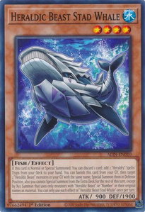 Heraldic Beast Stad Whale - Alliance Insight (ALIN) #ALIN-EN010 - Common / Short Print YuGiOh Trading Card