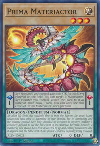 Prima Materiactor - Alliance Insight (ALIN) #ALIN-EN021 - Common / Short Print YuGiOh Trading Card