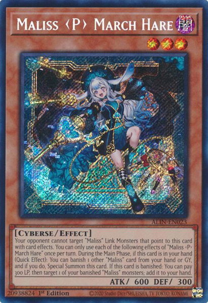 Maliss P March Hare trading card from Alliance Insight Maliss P March Hare - Alliance Insight YuGiOh trading card