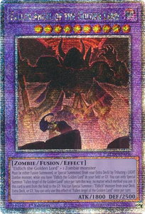 Fallen Angel of the Golden Land (Quarter Century Secret Rare) - Alliance Insight (ALIN) #ALIN-EN036 - Quarter Century Secret Rare YuGiOh Trading Card