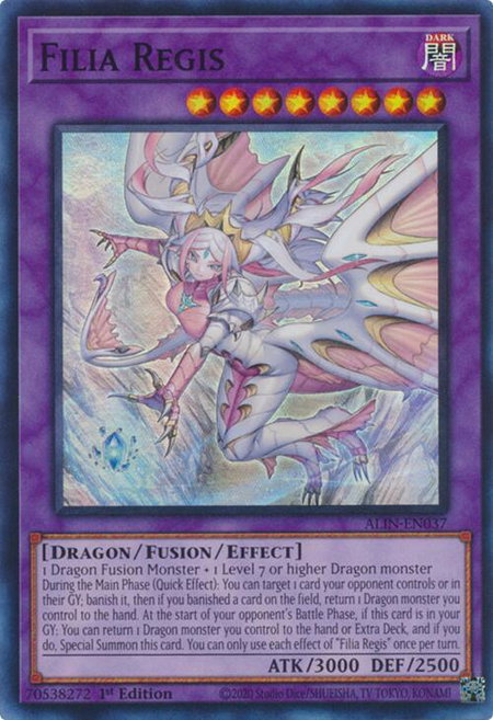 Filia Regis - Alliance Insight YuGiOh trading card