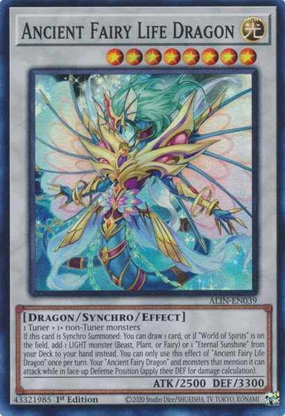 Ancient Fairy Life Dragon - Alliance Insight YuGiOh trading card
