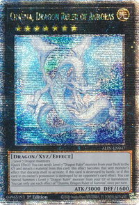 Chasma, Dragon Ruler of Auroras (Quarter Century Secret Rare) - Alliance Insight (ALIN) #ALIN-EN047 - Quarter Century Secret Rare YuGiOh Trading Card