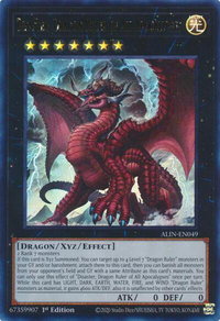 Disaster, Dragon Ruler of All Apocalypses - Alliance Insight (ALIN) #ALIN-EN049 - Ultra Rare YuGiOh Trading Card