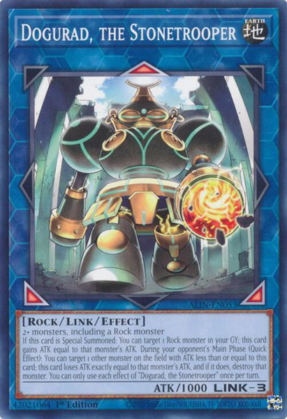 Dogurad, the Stonetrooper trading card from Alliance Insight Dogurad, the Stonetrooper - Alliance Insight YuGiOh trading card