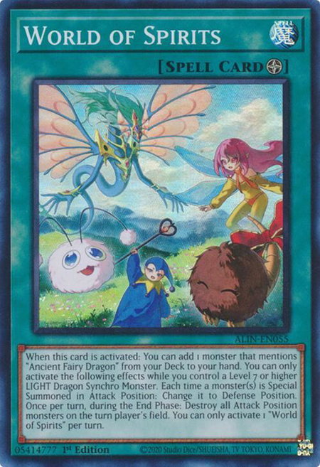 World of Spirits - Alliance Insight YuGiOh trading card